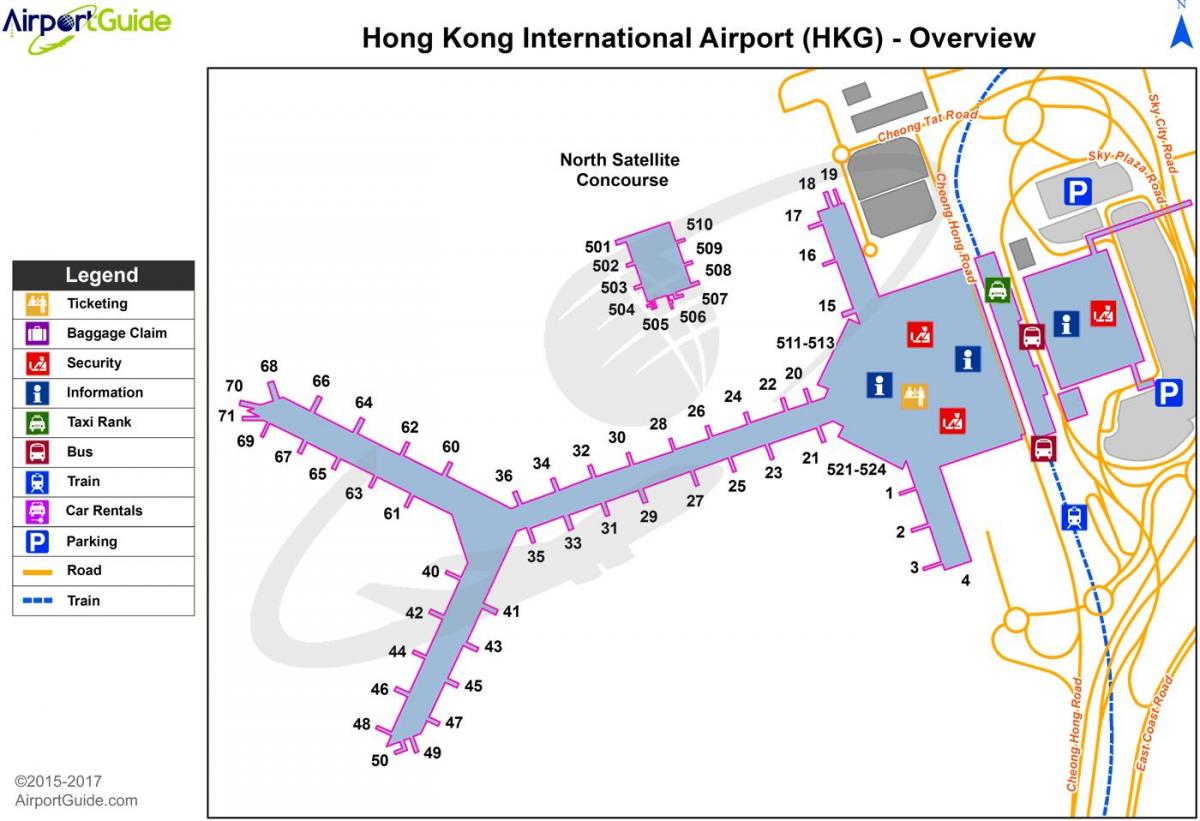 Гонконг карте