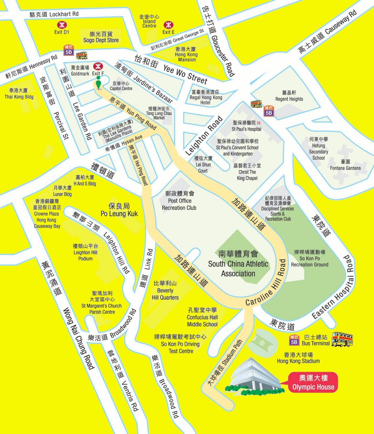 Станции метро Olympic карте