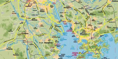 Дорожная карта Гонконга