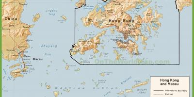 Политическая карта Гонконга