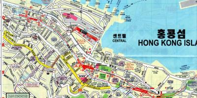 Карта сенвань в Гонконге