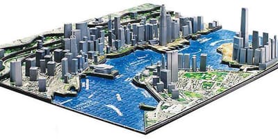 3D карта Гонконга