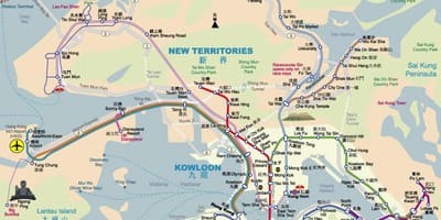 Карты метро Гонконга