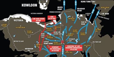 Карта битва Гонконг