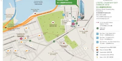 Гонконг causeway Bay карта